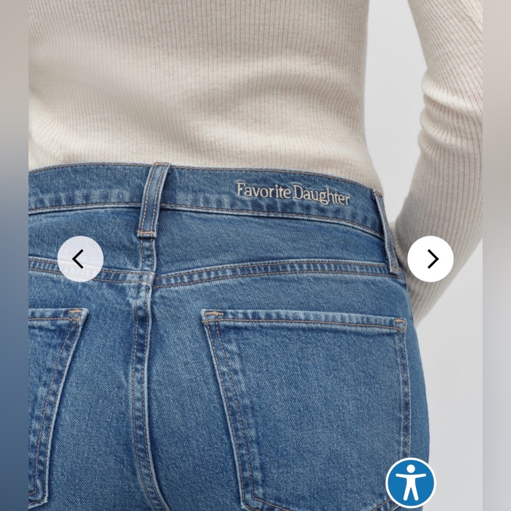Favorite Daughter Morgan High-rise Shortie petite Jeans - Picture 7 of 16